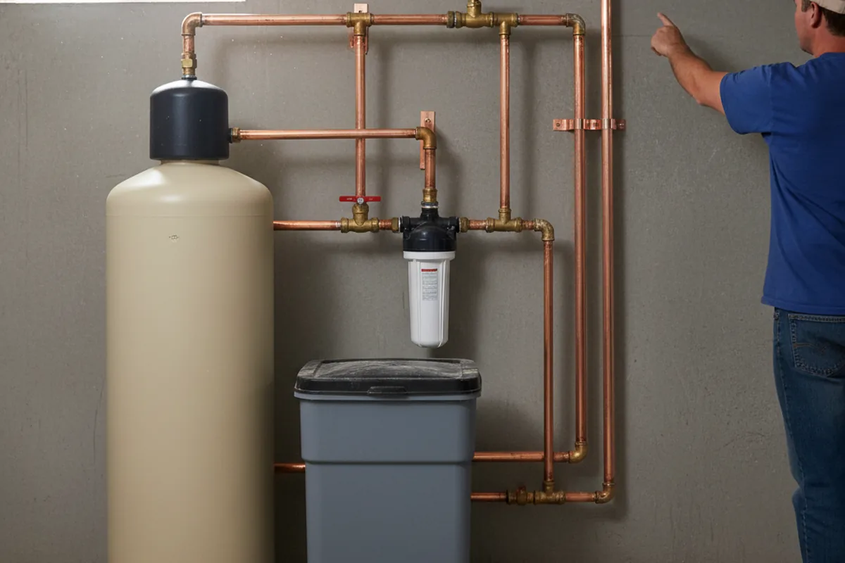 Whole-house water treatment system installed in Tishomingo